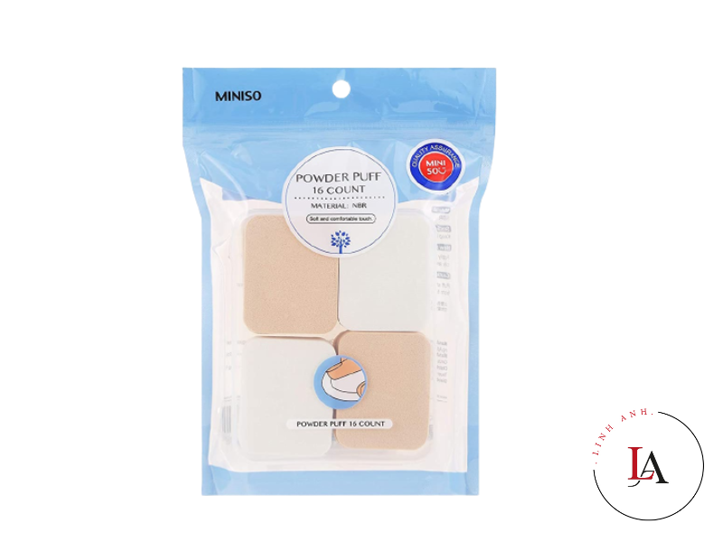 Bông Kem Miniso 16 miếng